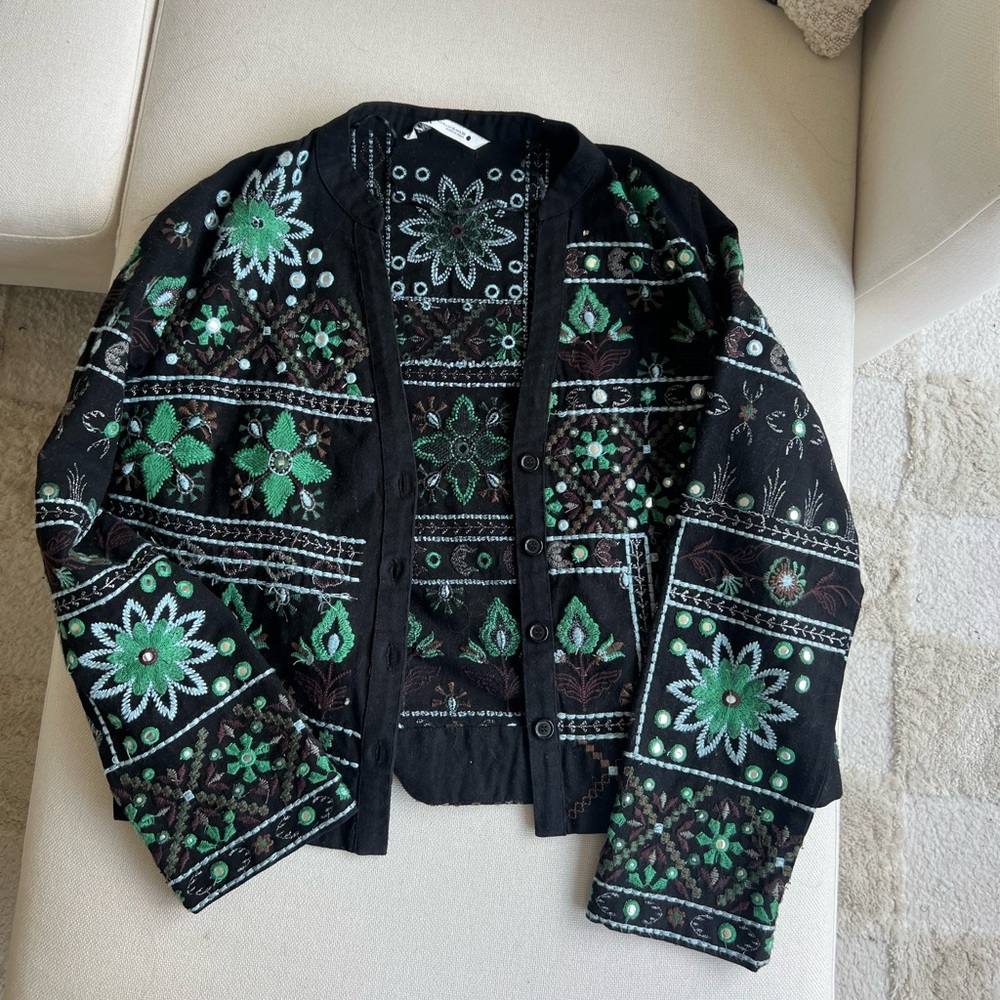 Beaded Zara jacket!
